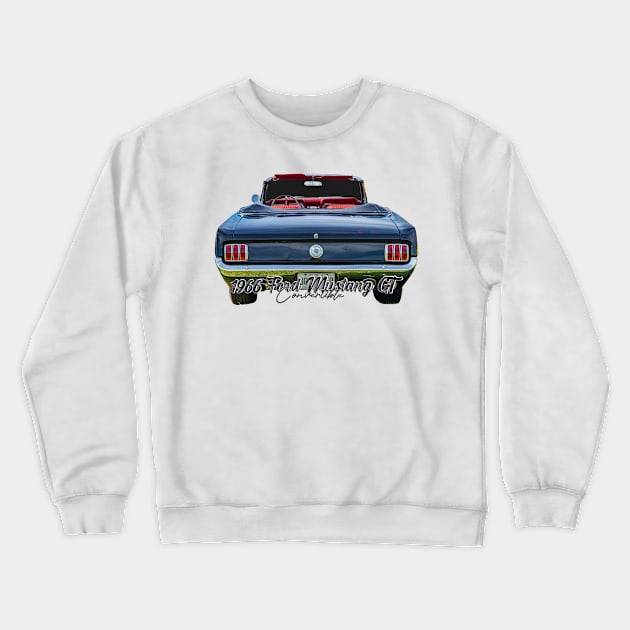 1966 Ford Mustang GT Convertible Crewneck Sweatshirt by Gestalt Imagery